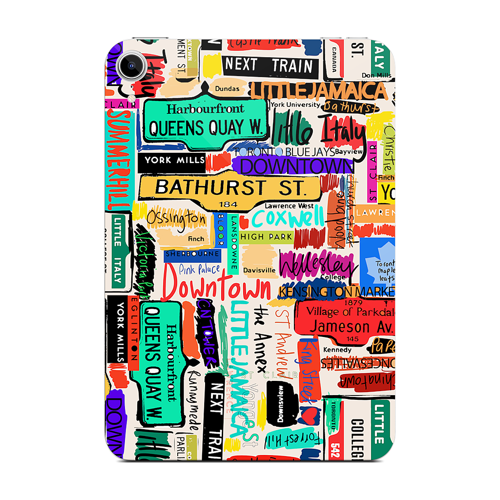 Toronto words iPad Skin