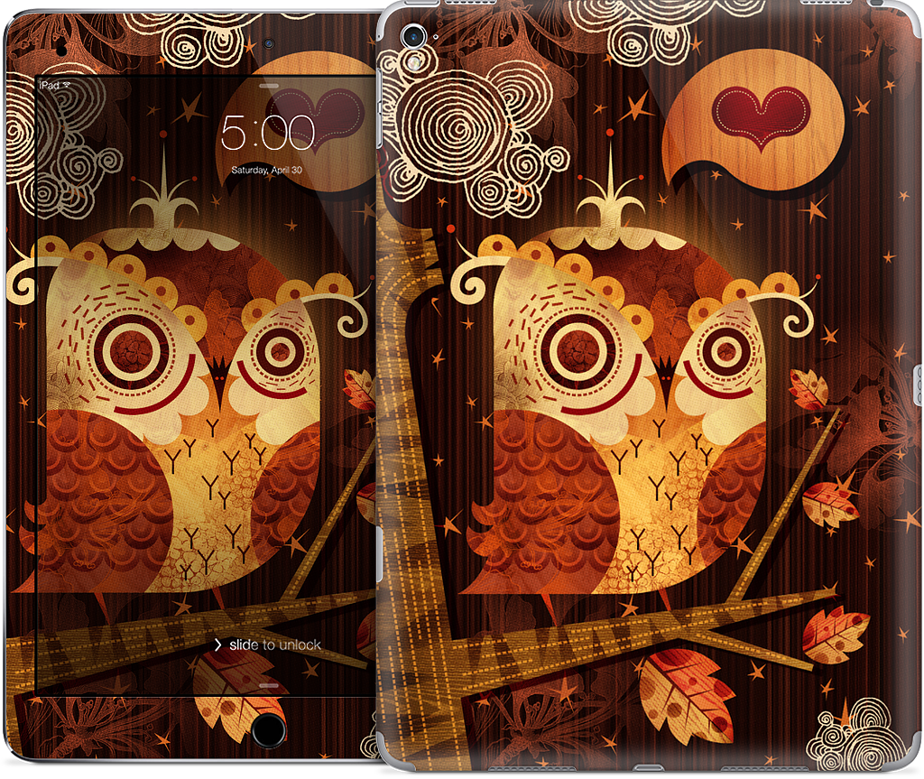 The Enamored Owl iPad Skin