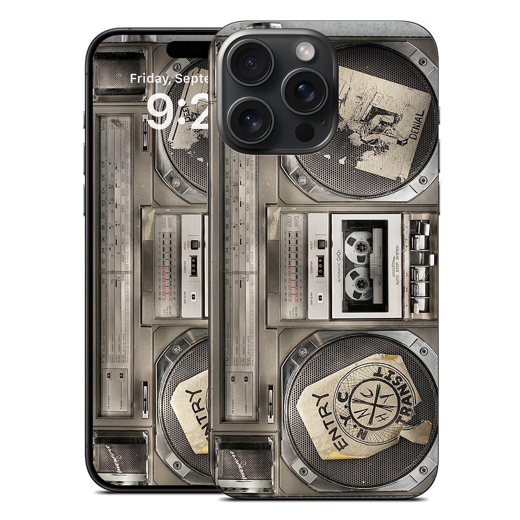 Boombox II iPhone Skin