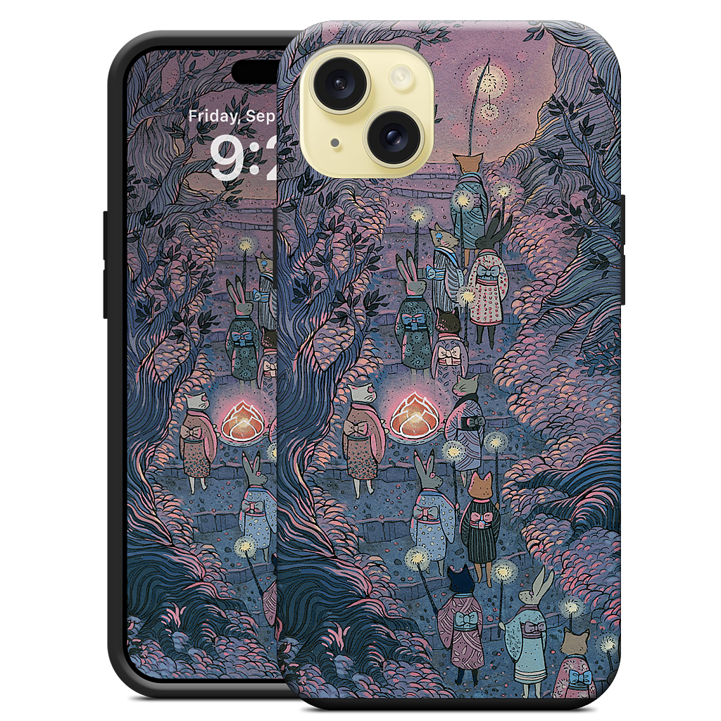 Woodland Procession iPhone Case