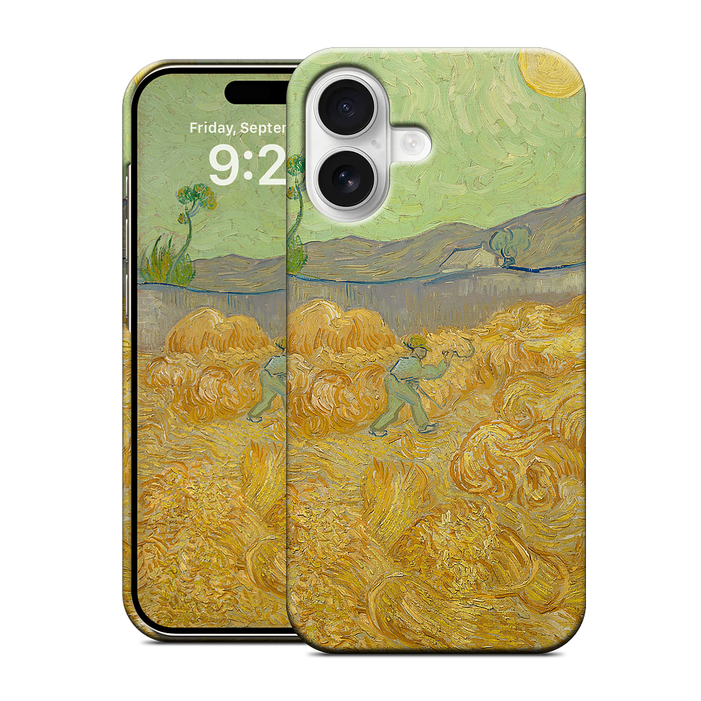 Wheatfield with a Reaper iPhone Case