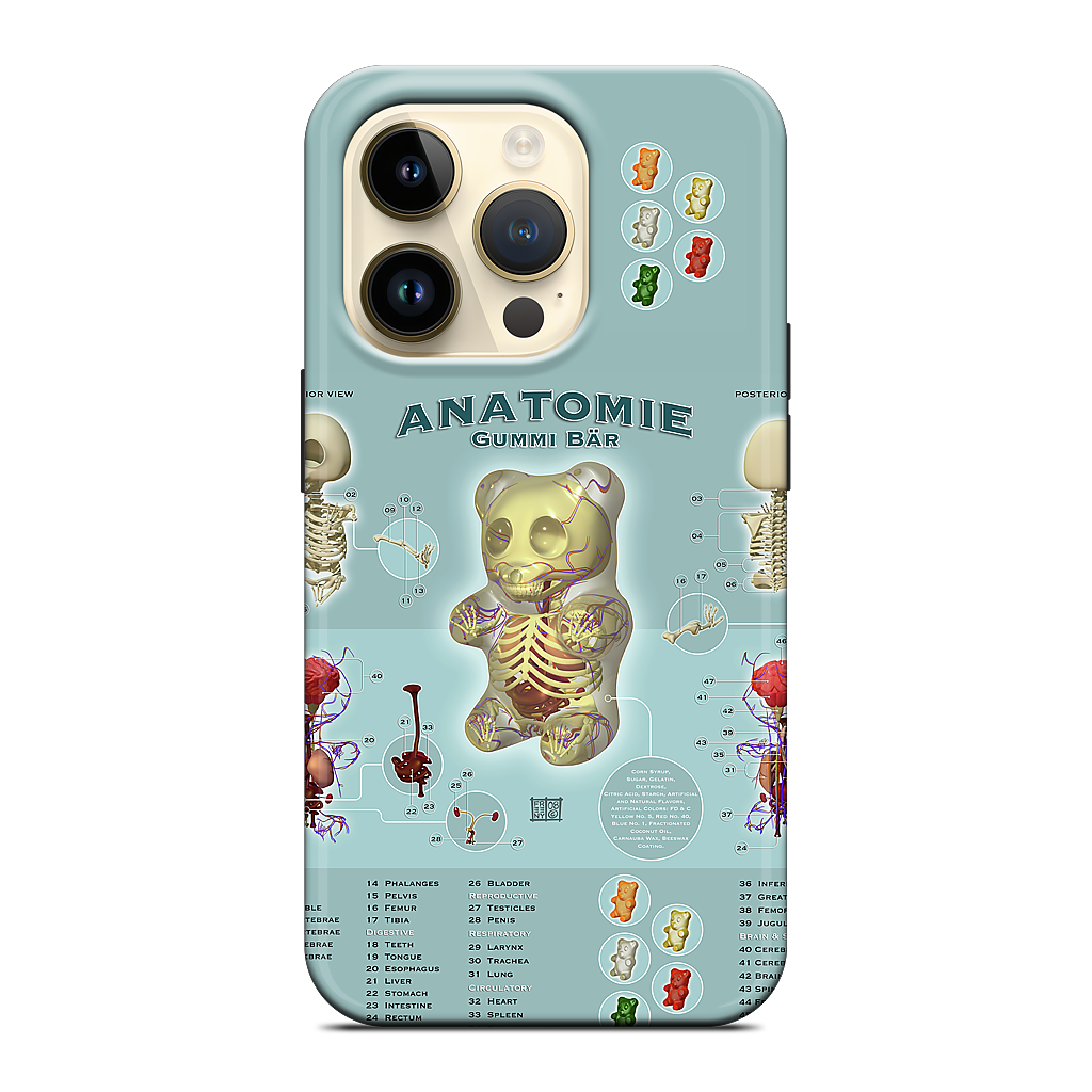 Gummi Anatomie iPhone Case