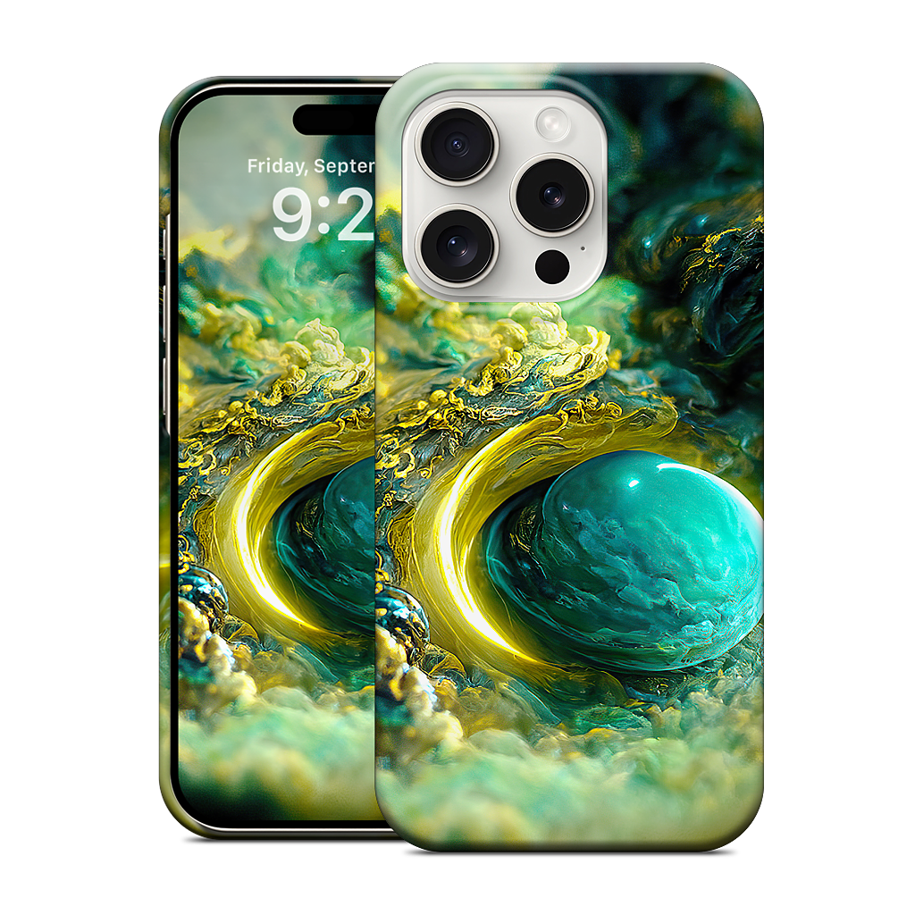 Planetary Accretion iPhone Case