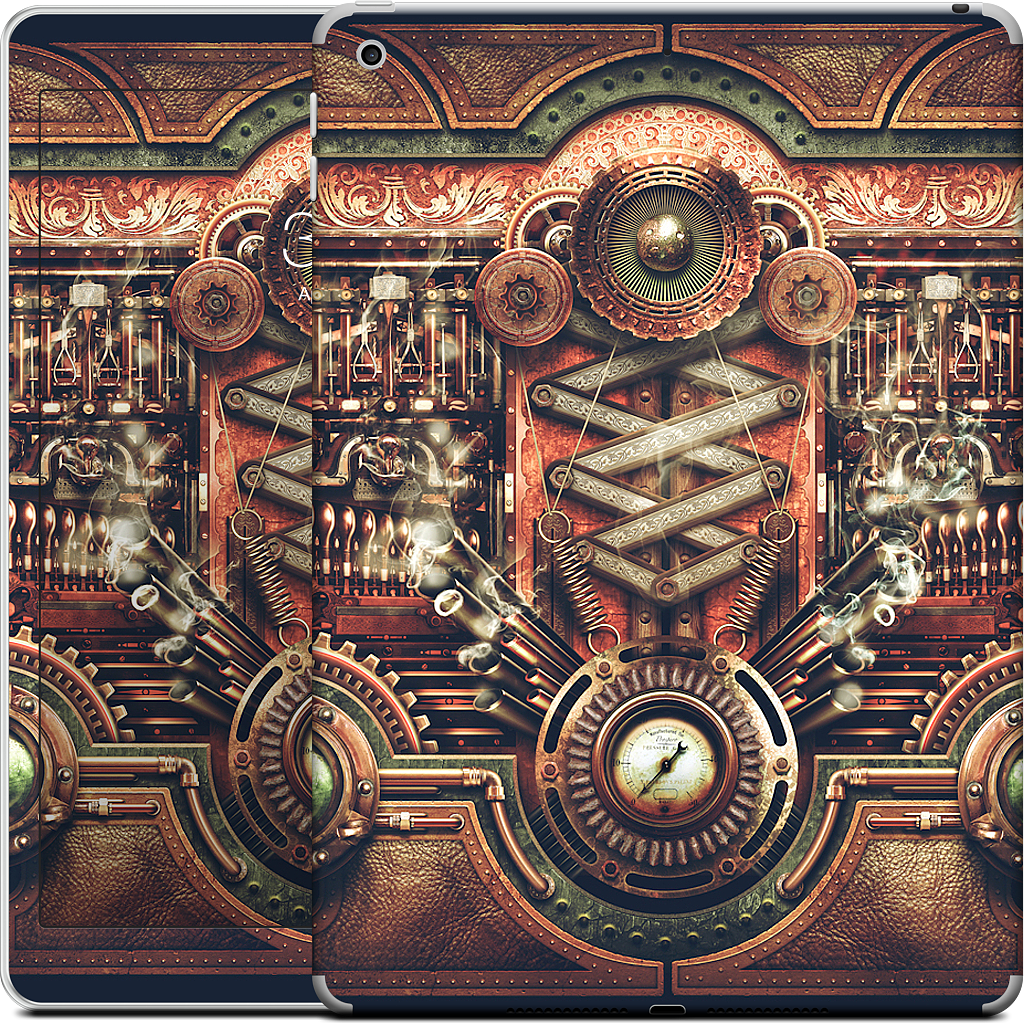 Steampunk Motherboard iPad Skin