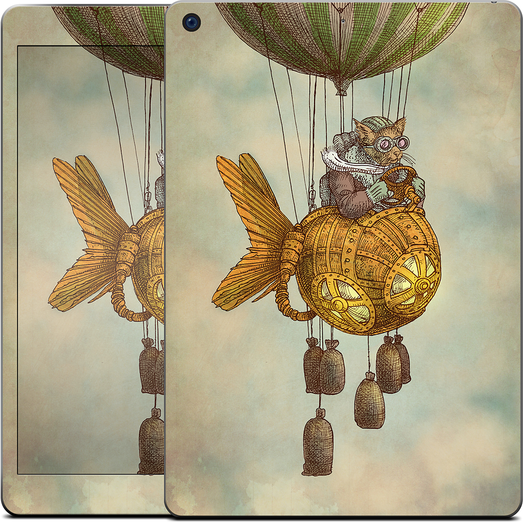 Around The World In A GoldfishFlyer iPad Skin