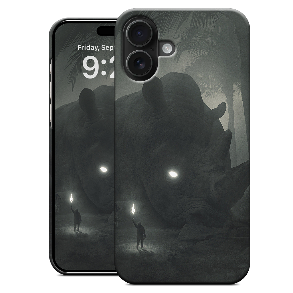 Face of Fear iPhone Case