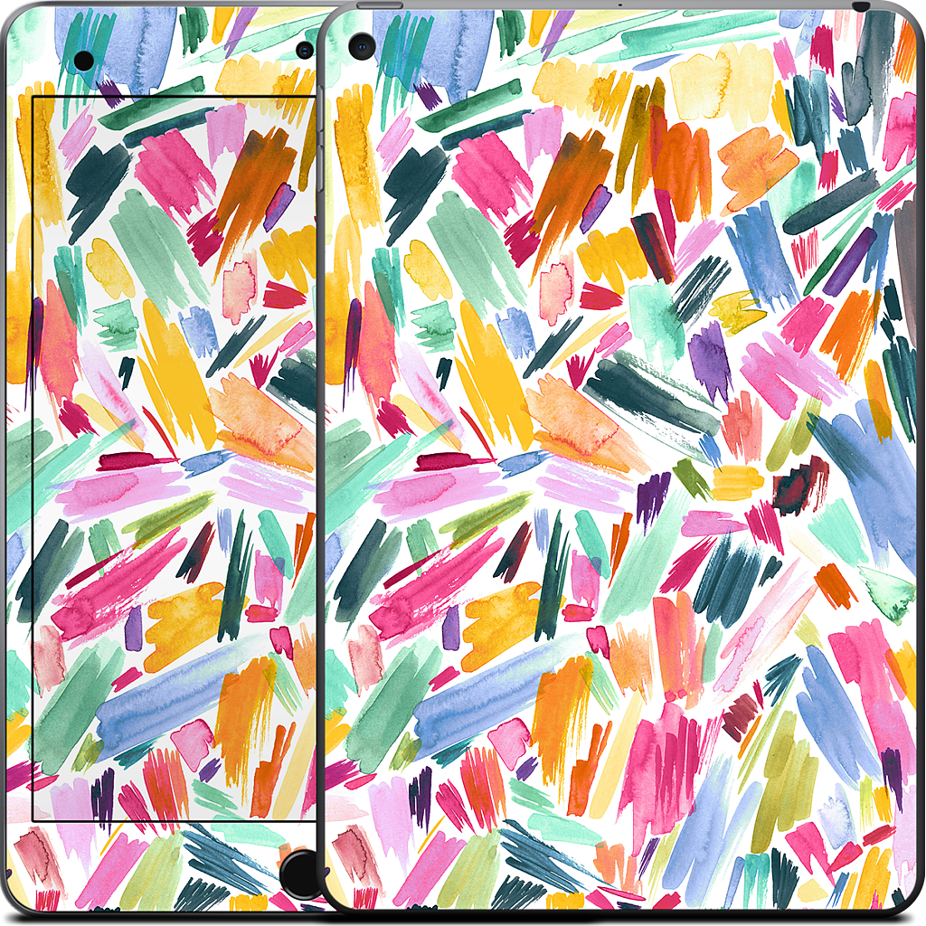 Colorful Abstract Strokes iPad Skin