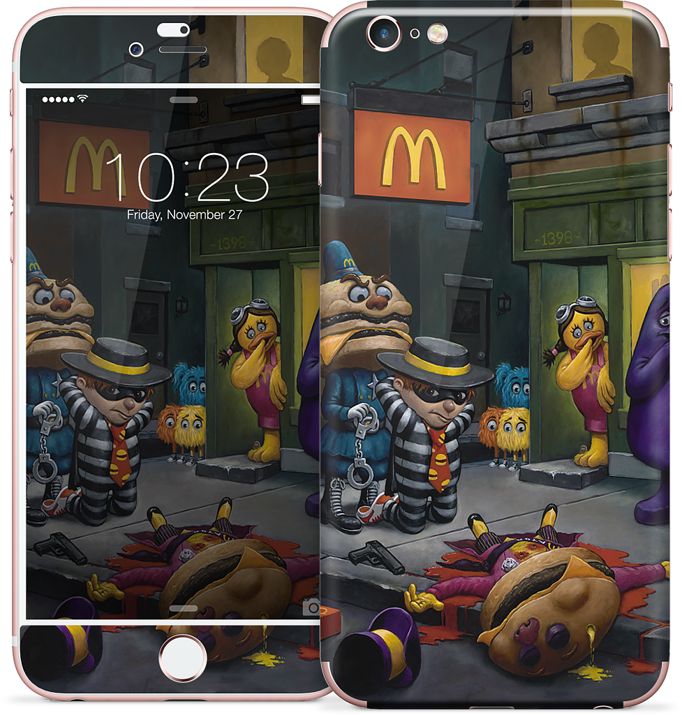 McCheese Gets Greased iPhone Skin