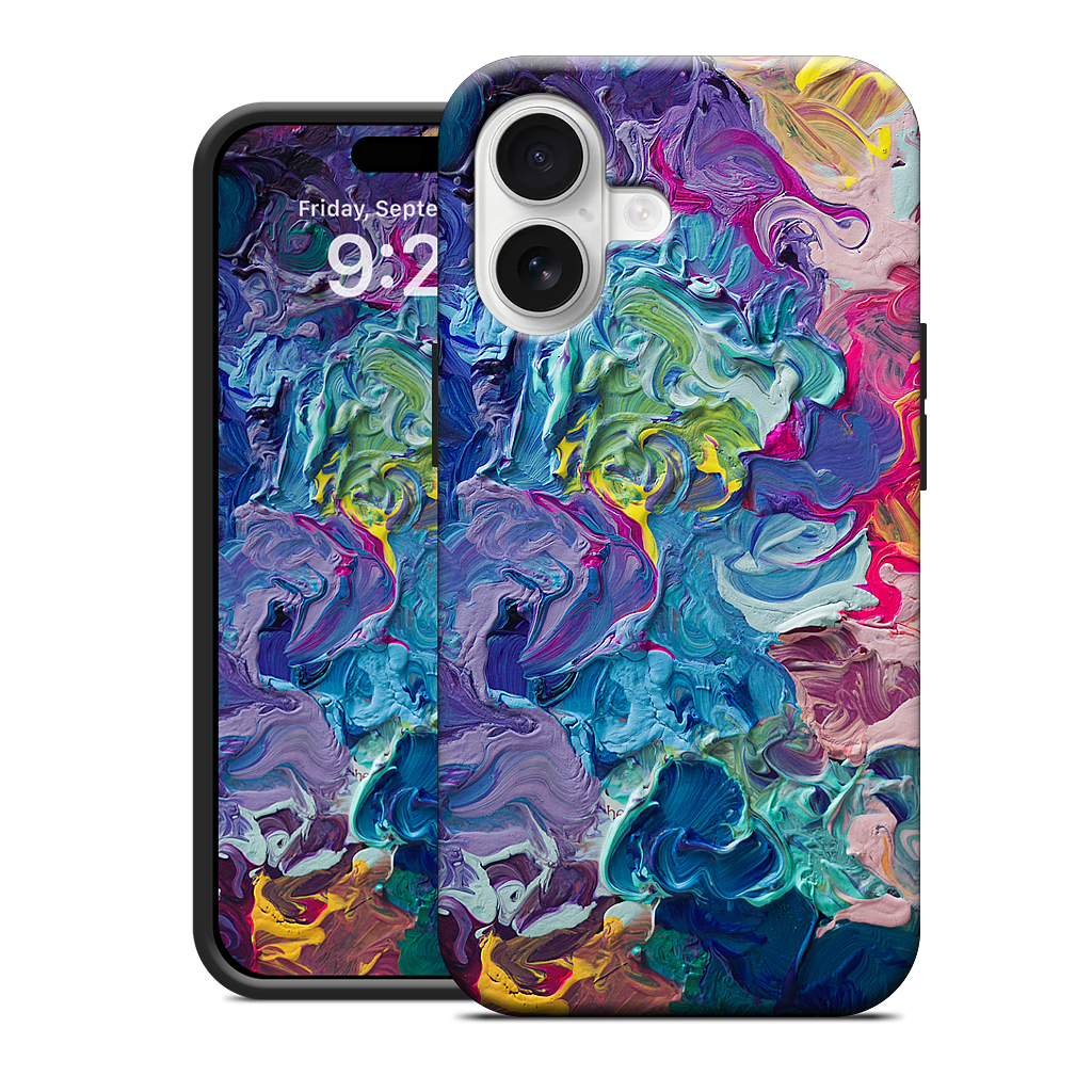 Rainbow Flow Abstract iPhone Case