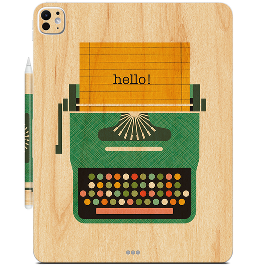 Typewriter iPad Skin