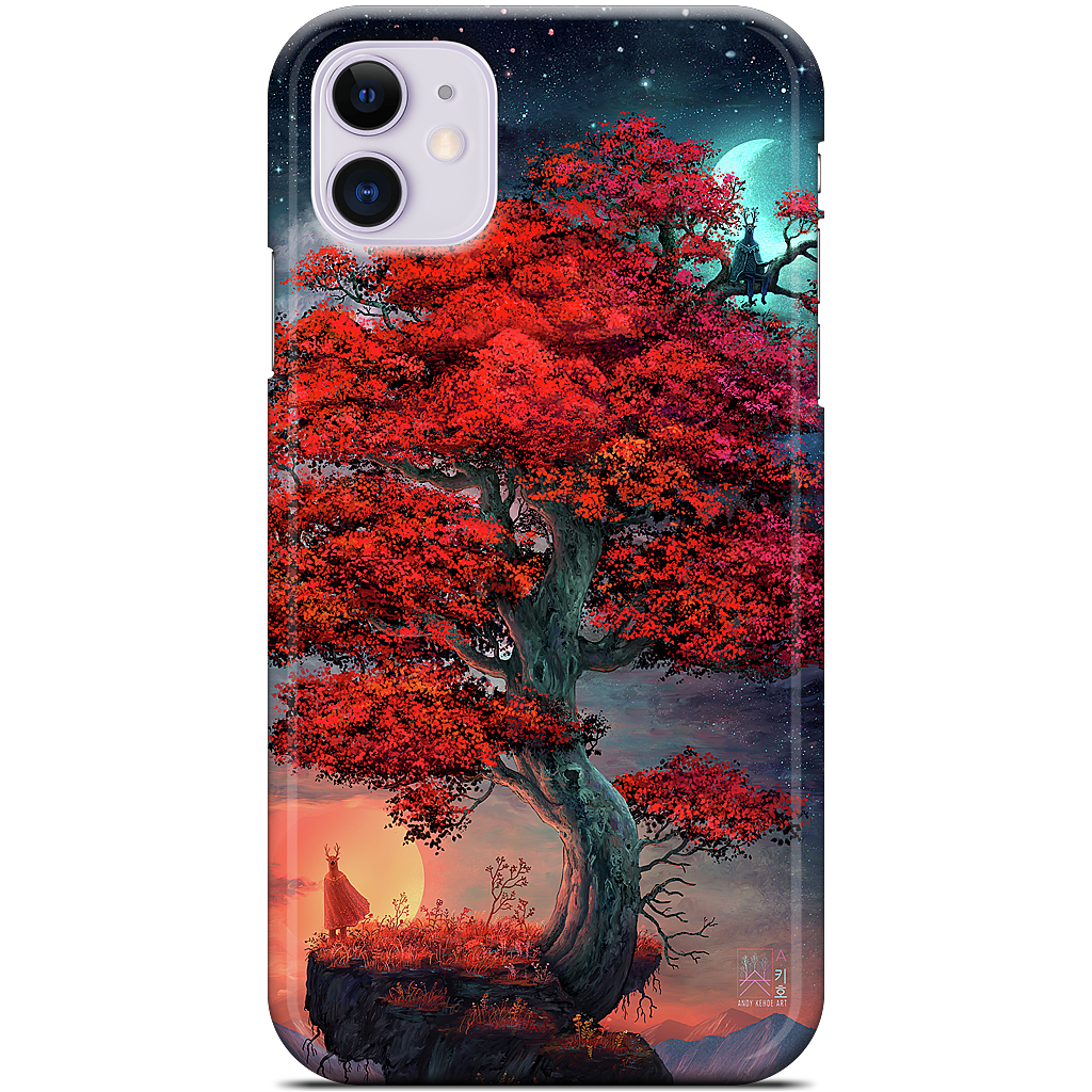 Light & Dark in Equal Parts iPhone Case