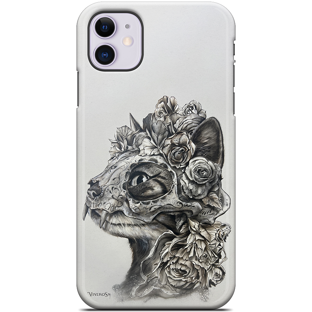 Muerte Cat iPhone Case