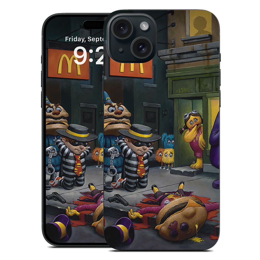 McCheese Gets Greased iPhone Skin