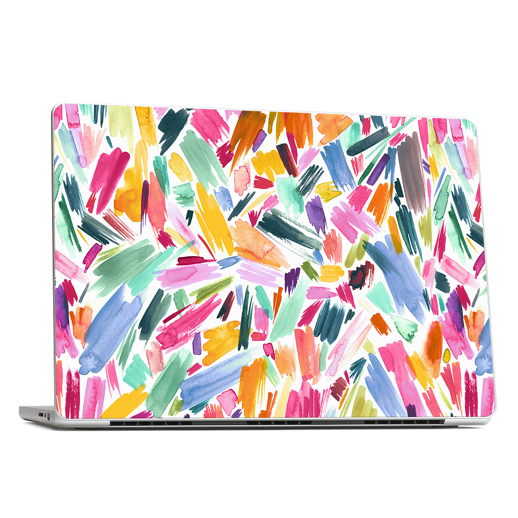 Colorful Abstract Strokes MacBook Skin