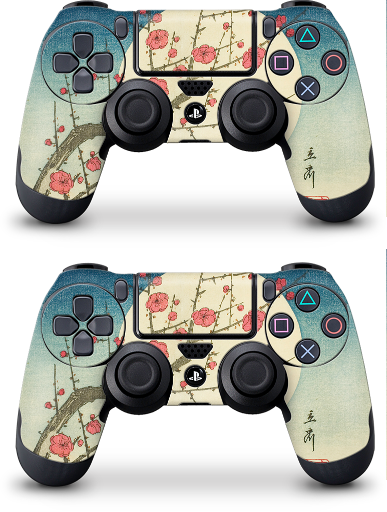 Red Plum Branch PlayStation Skin