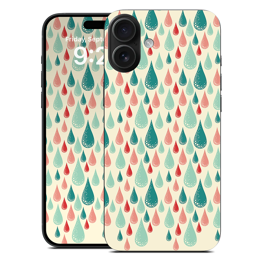 Rain Drops iPhone Skin