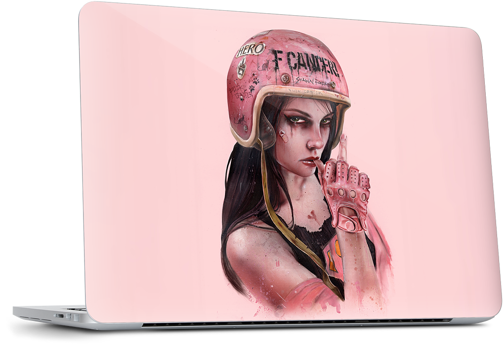 F Cancer MacBook Skin