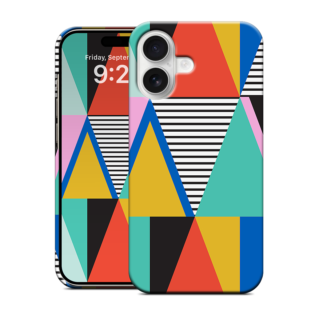 Graphic Triangles iPhone Case