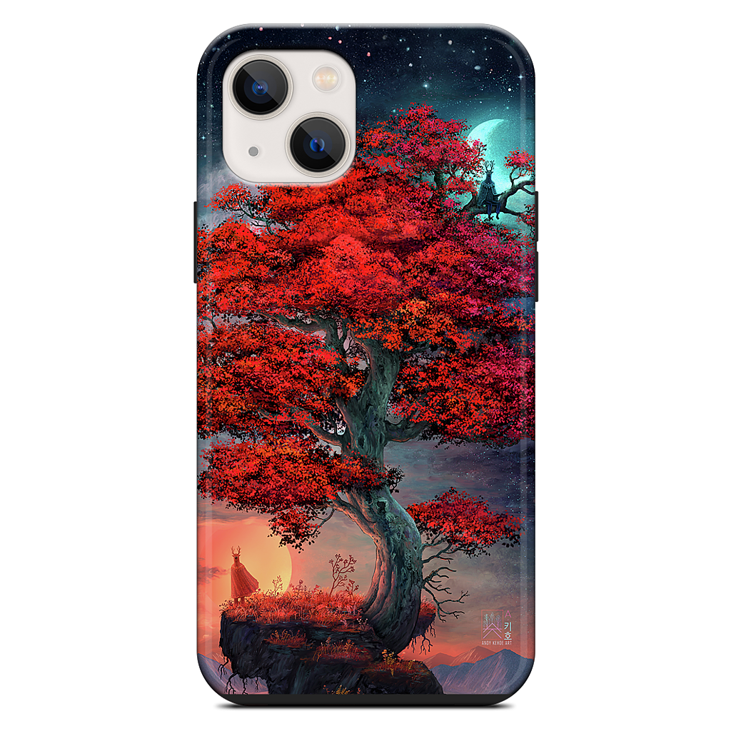 Light & Dark in Equal Parts iPhone Case