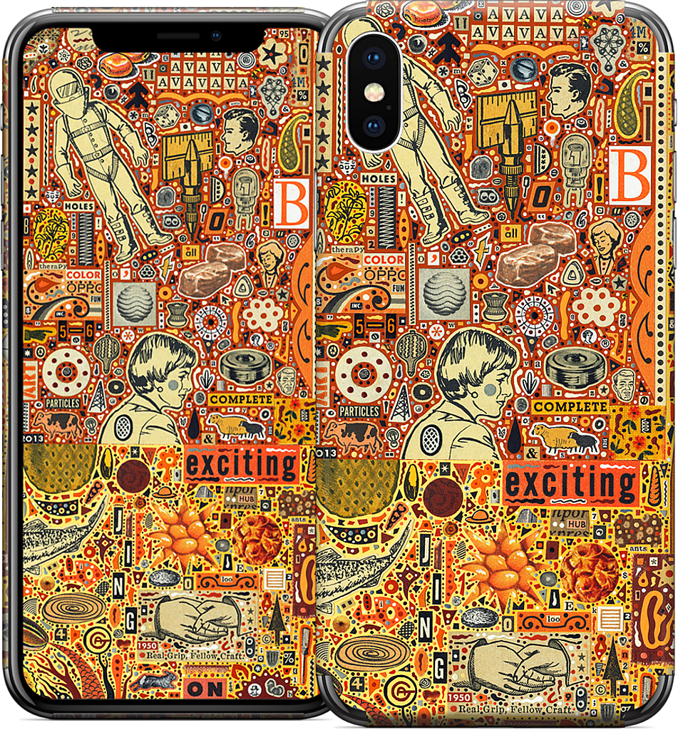 The Golding Time Master iPhone Skin