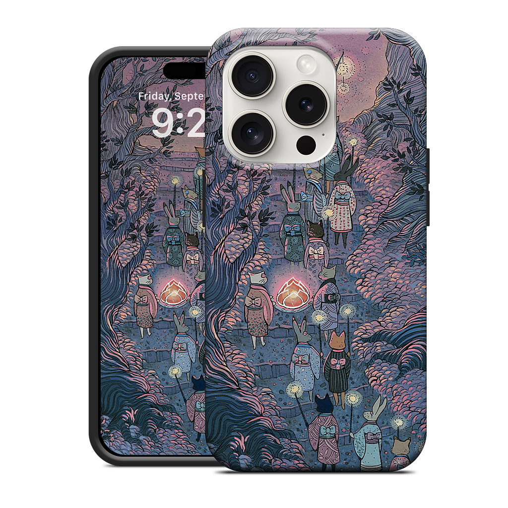 Woodland Procession iPhone Case