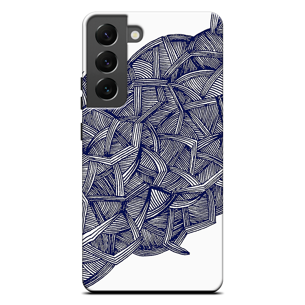 blue lines Samsung Case