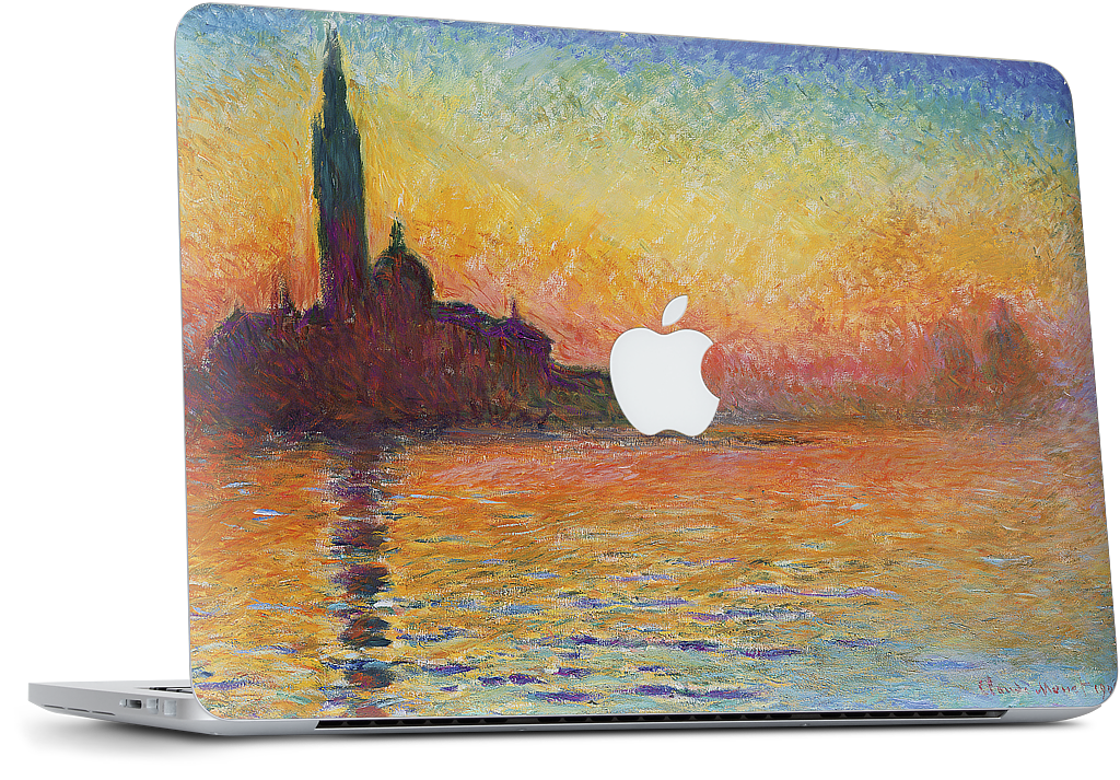 Sunset in Venice MacBook Skin