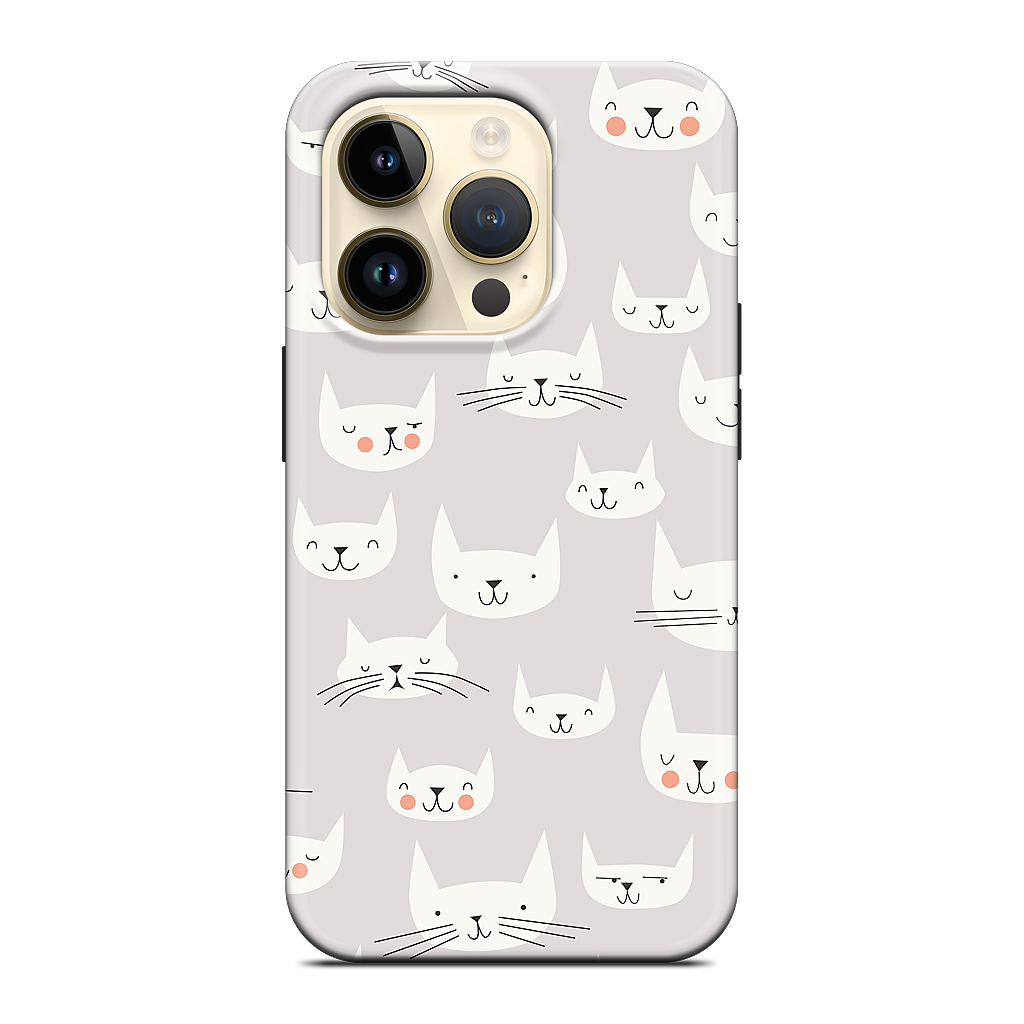 Cat Faces iPhone Case