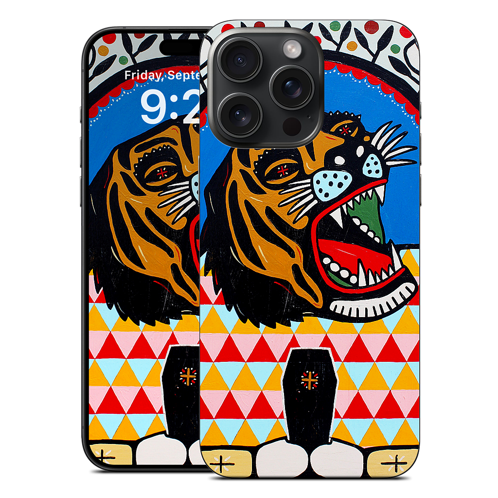 Tiger Coffin iPhone Skin