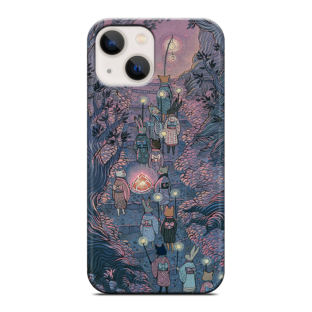 Woodland Procession iPhone Case