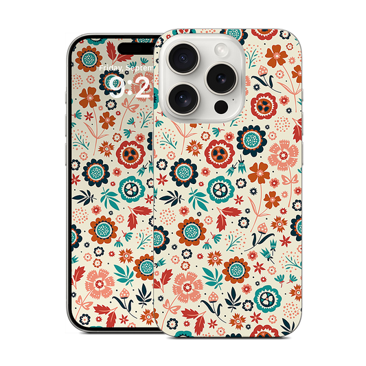 Folk Flowers iPhone Skin