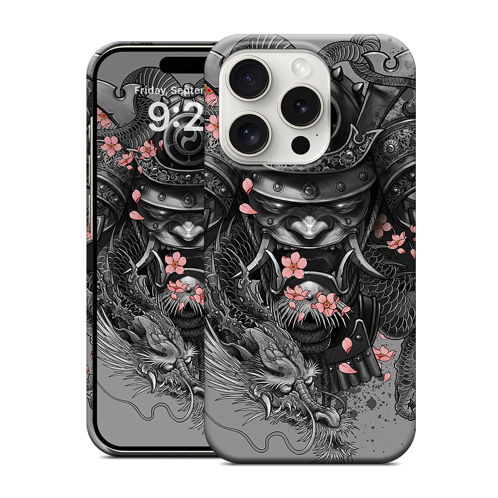 Samurai Dragon iPhone Case