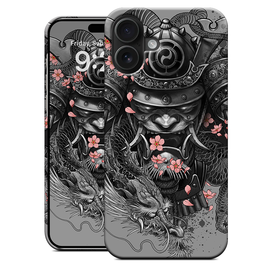 Samurai Dragon iPhone Case