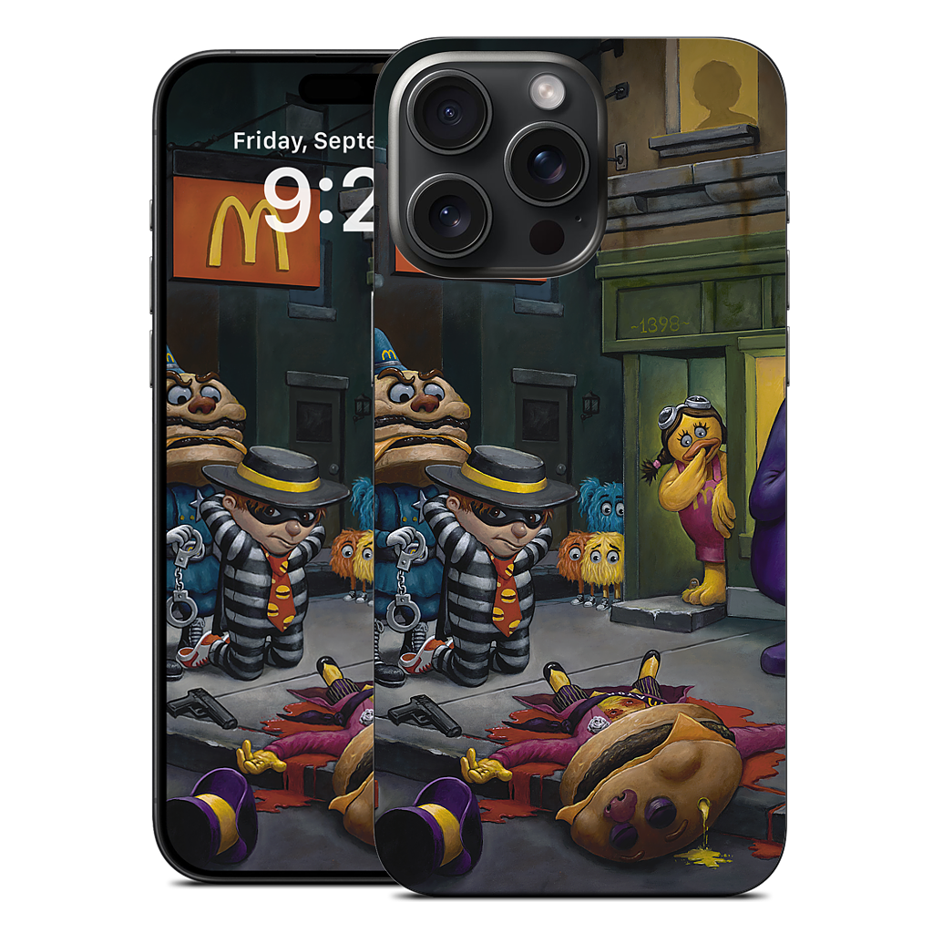 McCheese Gets Greased iPhone Skin