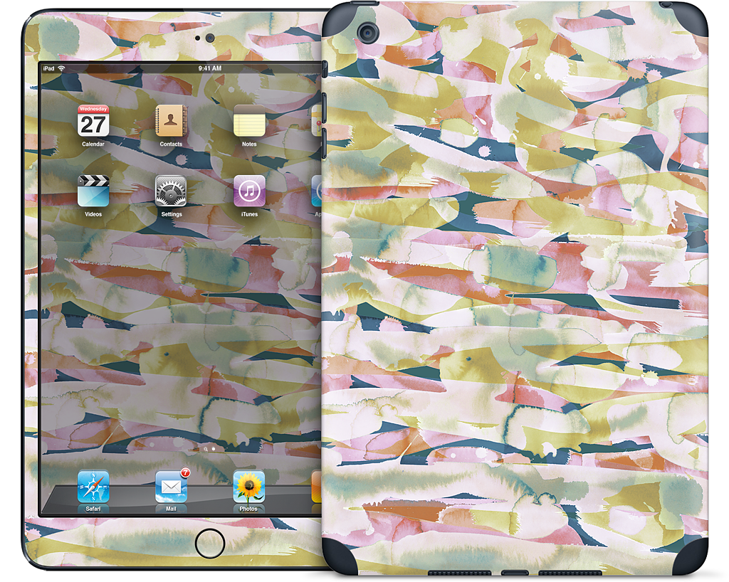 Watercolor Pastiche iPad Skin