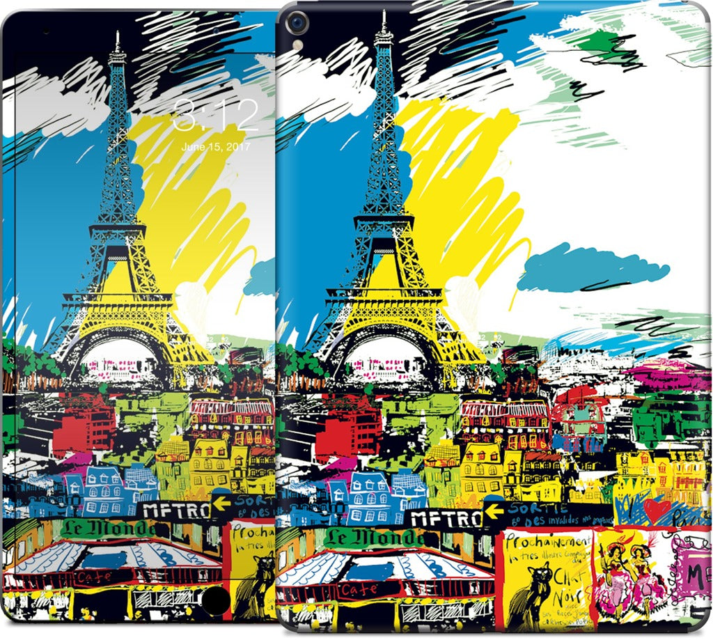 Paris Skyline iPad Skin