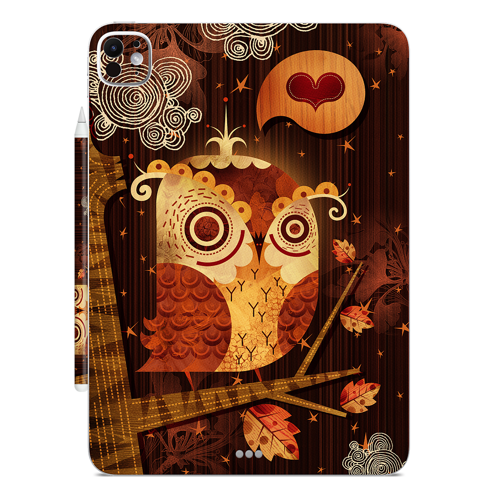 The Enamored Owl iPad Skin