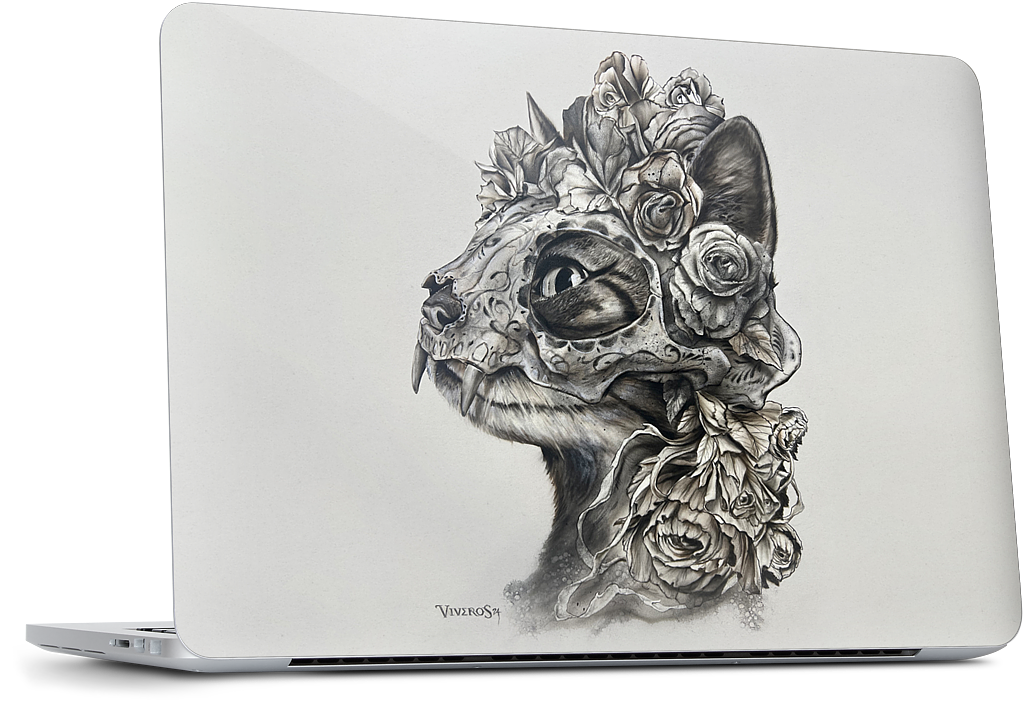 Muerte Cat  MacBook Skin