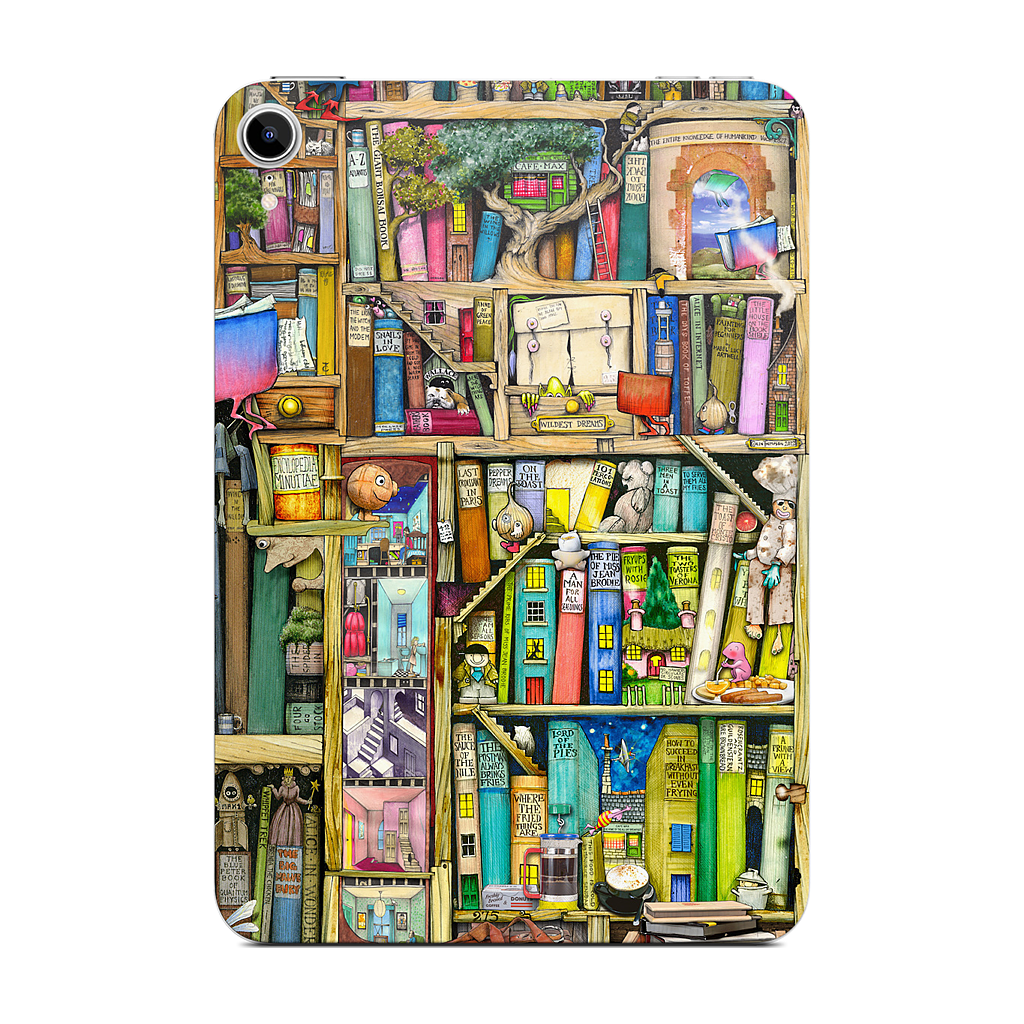 Bookshelf 2c iPad Skin