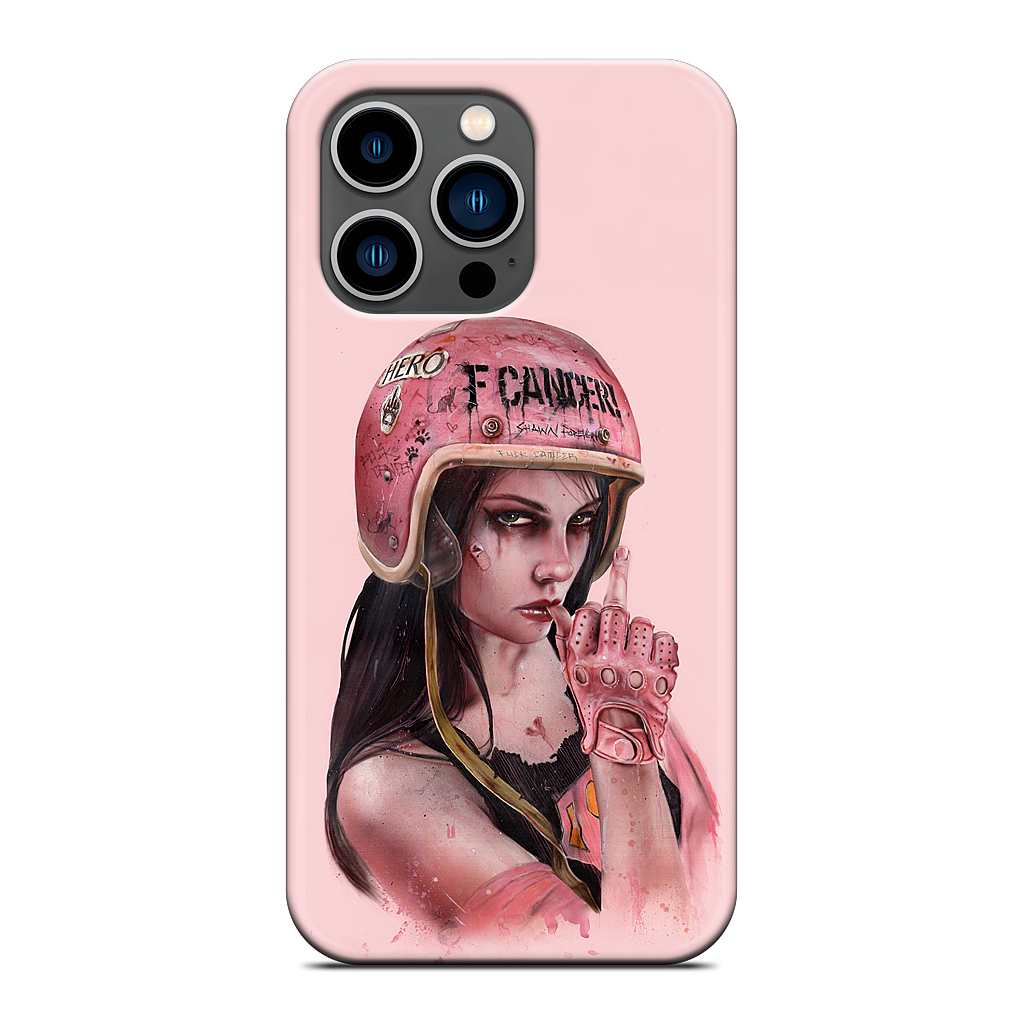 F Cancer iPhone Case