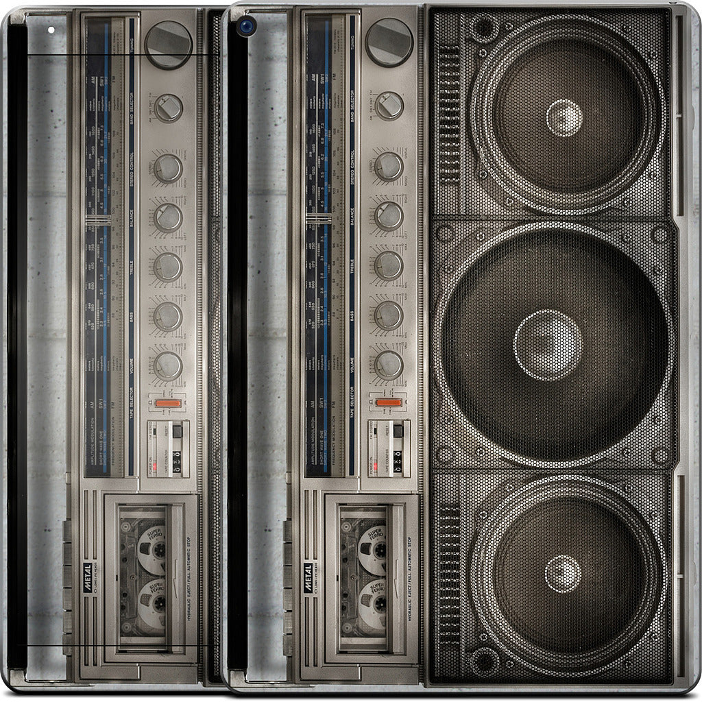 Boombox iPad Skin