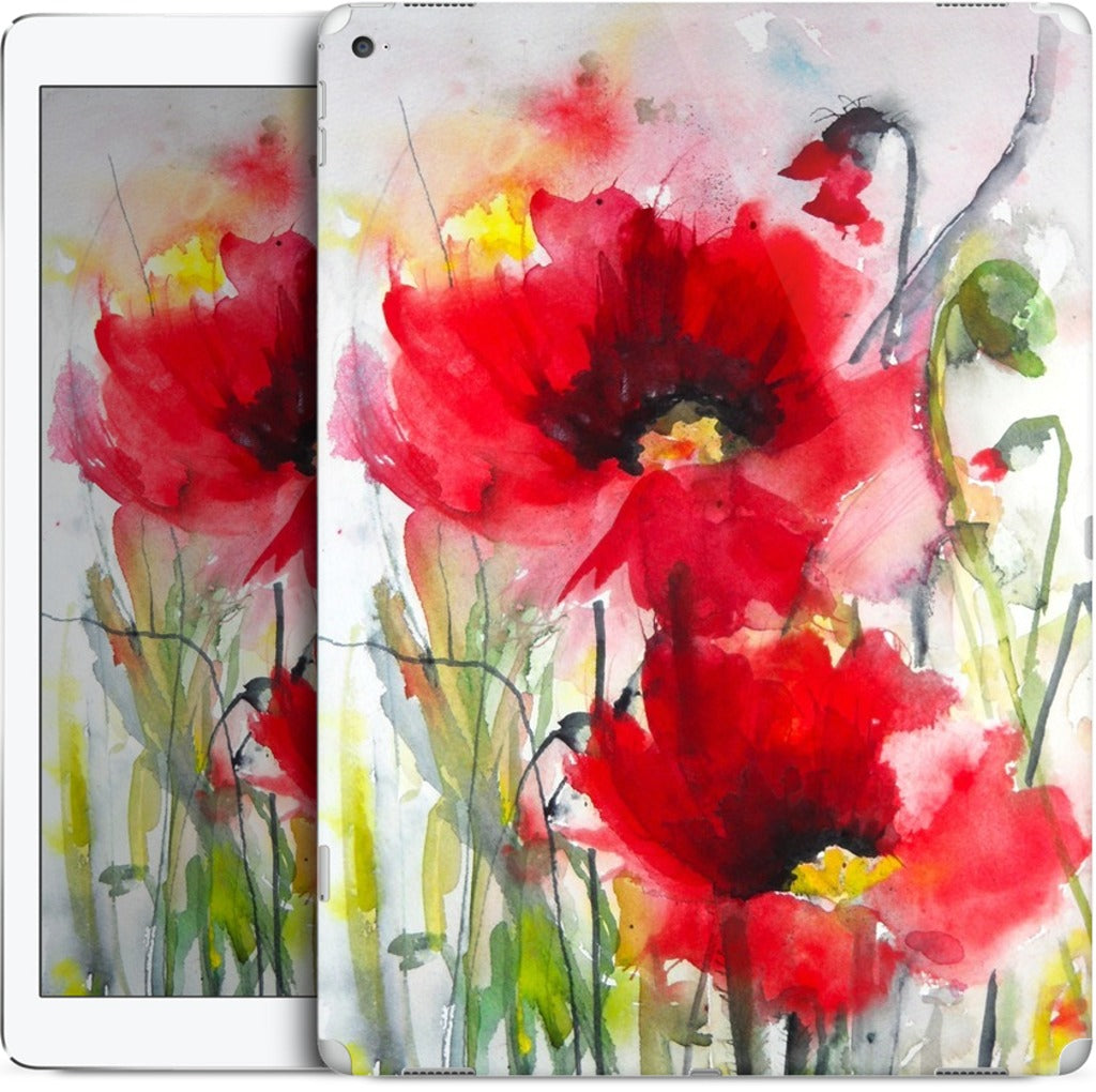 Red Poppies iPad Skin