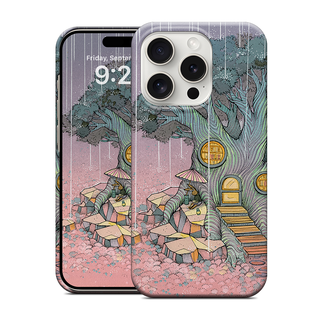 Rainy Day In The Library iPhone Case