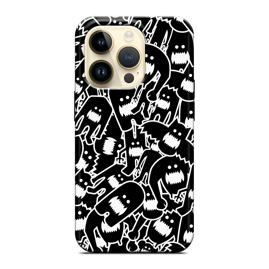 Monster Collage 2 iPhone Case