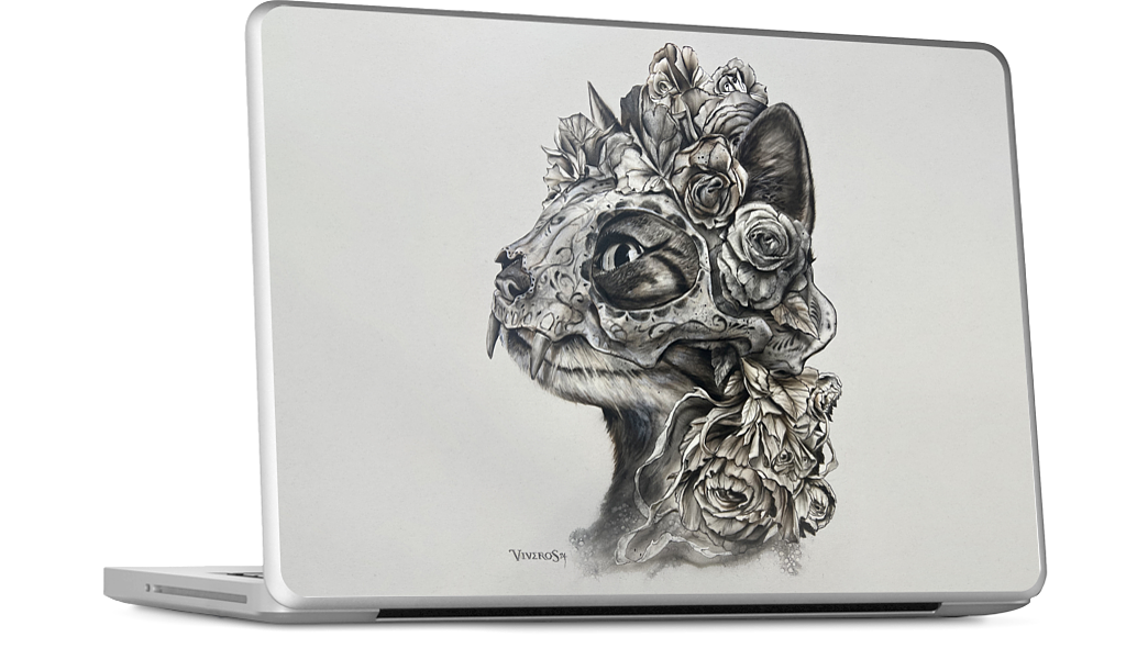 Muerte Cat  MacBook Skin