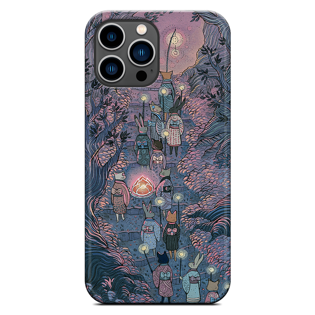 Woodland Procession iPhone Case