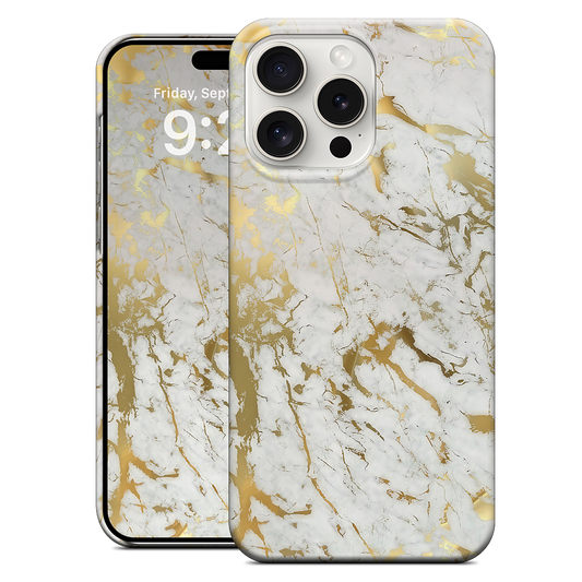 Gold Marble iPhone Case