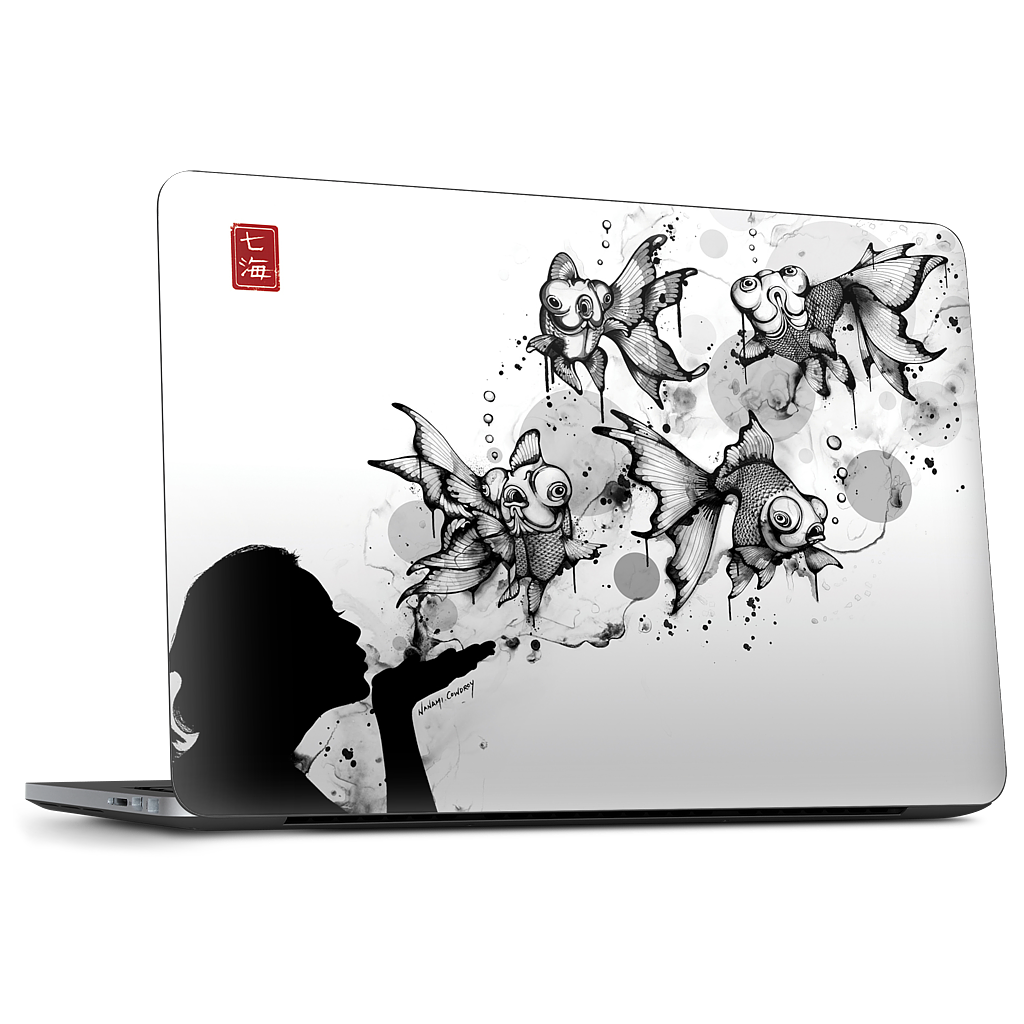 Blow Fish Dell Laptop Skin