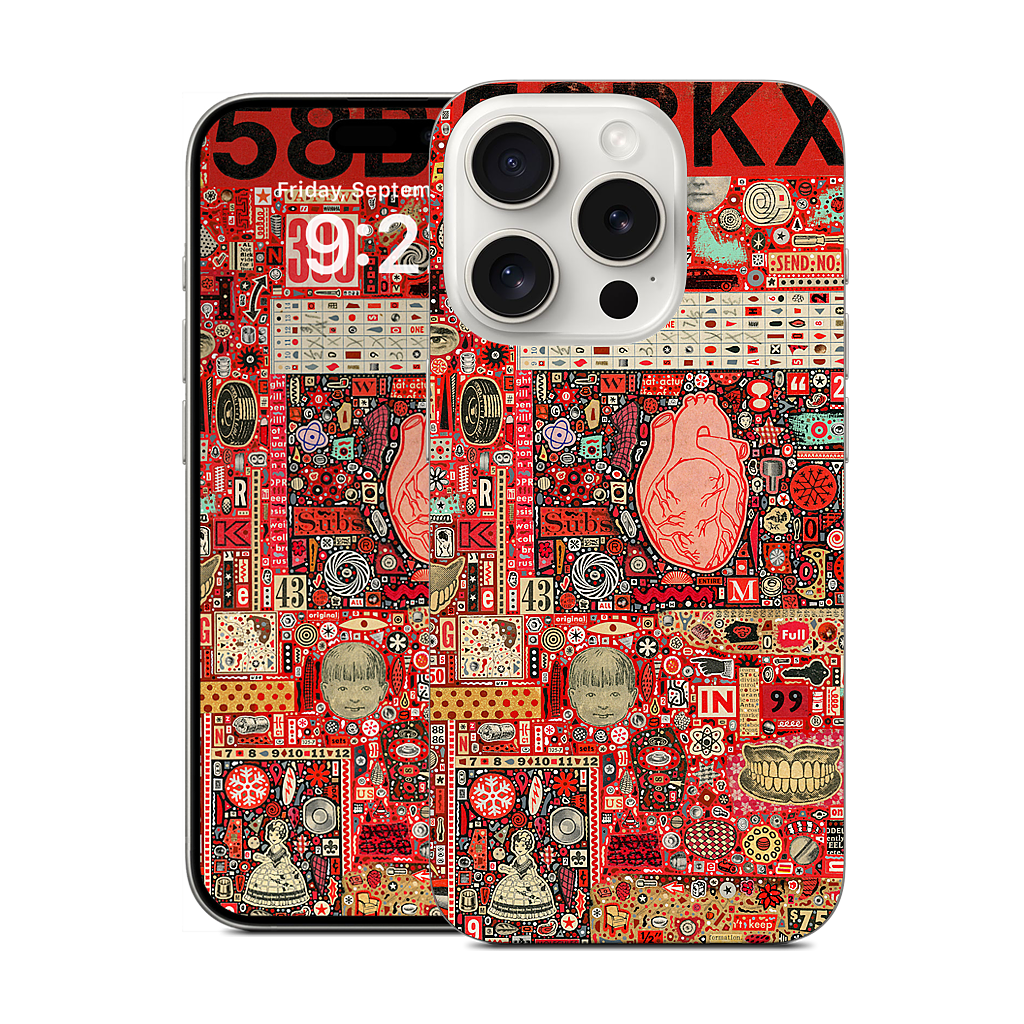 Big Numbers - Heart and Teeth iPhone Skin