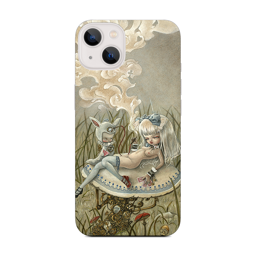 Alice and the Caterpillar iPhone Skin